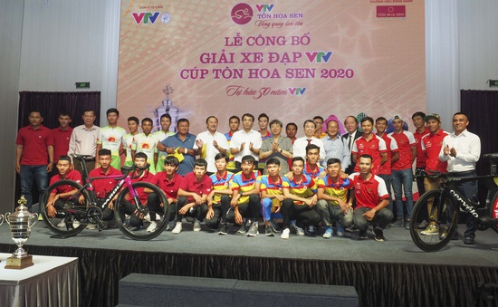 Lễ công bố Giải xe đạp VTV Cúp Tôn Hoa Sen 2020: Tự hào 50 năm VTV