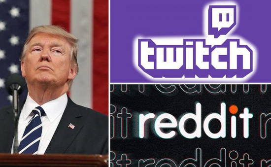 Tổng thống Donald Trump bị Twitch và Reddit "cấm cửa"