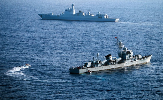 Bộ Quốc phòng Mỹ phản đối Trung Quốc tập trận trên Biển Đông