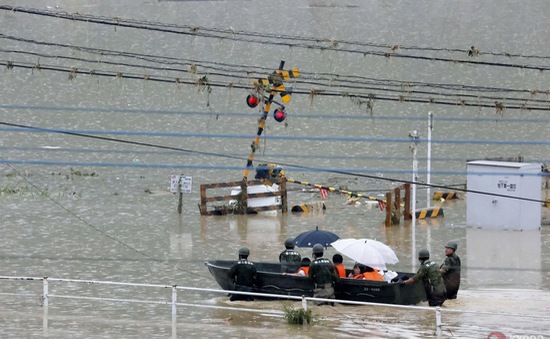 Hàng chục người chết và mất tích sau trận mưa lớn chưa từng có ở Kyushu, Nhật Bản