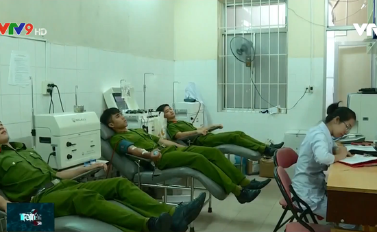 Ngân hàng máu sống của Cảnh sát cơ động Khánh Hòa