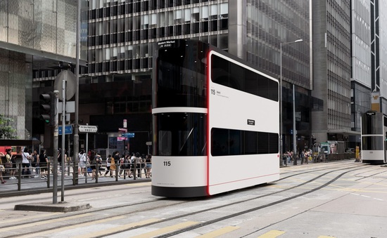 “Lác mắt” với mô hình xe điện siêu hiện đại ở Hong Kong