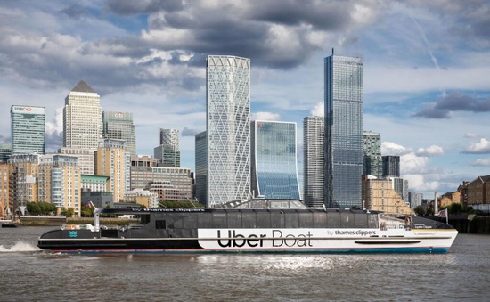 Uber trình làng dịch vụ vận tải mới trên sông tại Anh