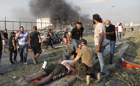 Nổ lớn làm rung chuyển thủ đô Lebanon, 73 người thiệt mạng, hàng nghìn người bị thương