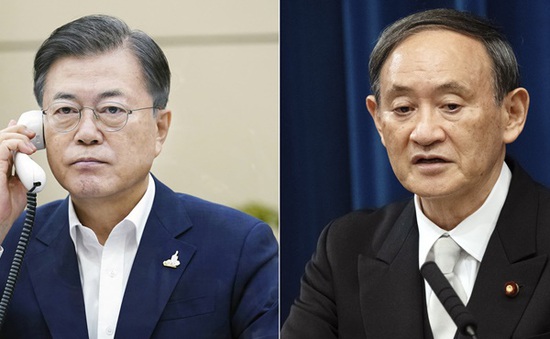 Lãnh đạo Nhật Bản - Hàn Quốc điện đàm, xác nhận tầm quan trọng của hợp tác