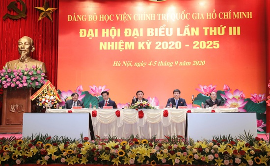 Ông Nguyễn Xuân Thắng tái đắc cử Bí thư Đảng bộ Học viện Chính trị Quốc gia Hồ Chí Minh