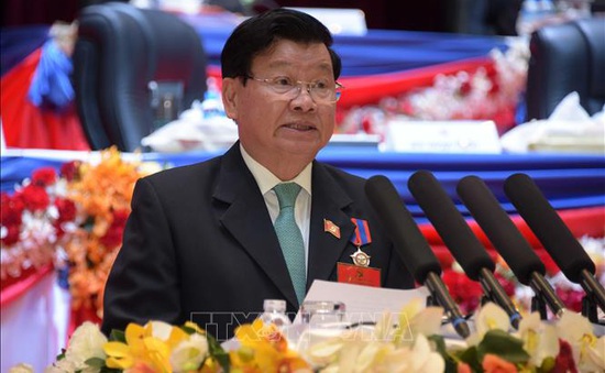 Tổng Bí thư, Chủ tịch nước Nguyễn Phú Trọng gửi điện mừng Tổng Bí thư Lào