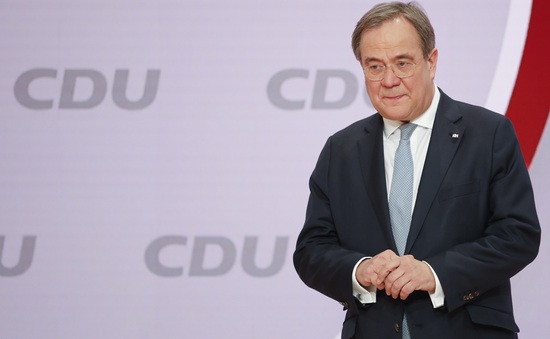 Ông Armin Laschet kế nhiệm bà Angela Merkel làm Chủ tịch đảng Dân chủ Thiên chúa giáo Đức