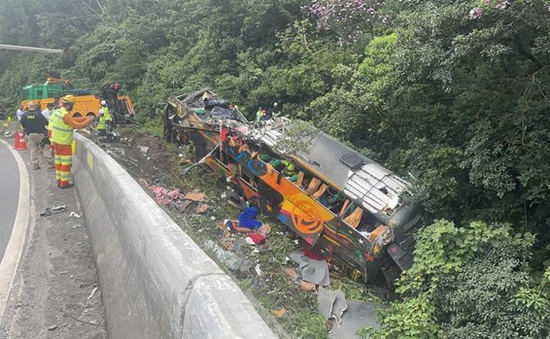 Tai nạn xe bus thảm khốc tại Brazil khiến 52 người thương vong