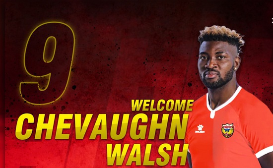Hồng Lĩnh Hà Tĩnh ký hợp đồng với Chevaughn Walsh