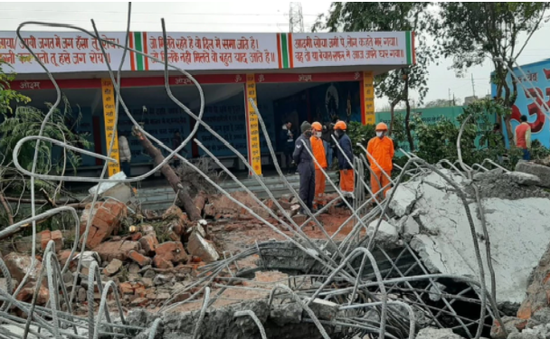 Sập nhà hỏa táng ở Ấn Độ, ít nhất 25 người thiệt mạng