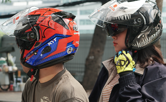 Bảo hộ xe máy Tài Đạt phân phối mũ bảo hiểm KYT chính hãng tại Việt Nam
