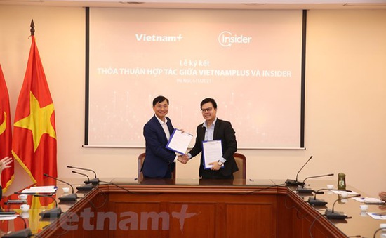 VietnamPlus-Insider hợp tác thúc đẩy chuyển đổi số trong báo chí