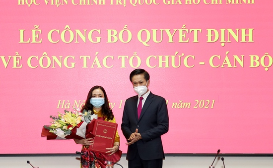 Công bố quyết định thành lập 2 đơn vị trực thuộc Học viện Chính trị Quốc gia Hồ Chí Minh