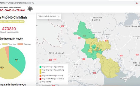 Quận 4 là địa phương duy nhất ở TP Hồ Chí Minh bị nâng cấp độ dịch "nguy cơ cao"