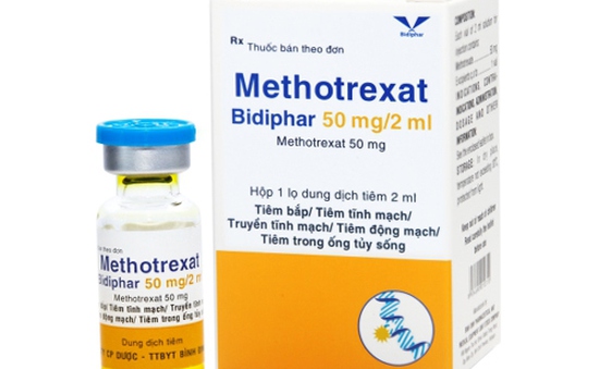 Thu hồi lô thuốc Methotrexat Bidiphar không đạt tiêu chuẩn chất lượng