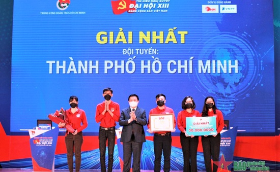Đội TP Hồ Chí Minh giành chiến thắng Cuộc thi tìm hiểu Nghị quyết Đại hội XIII