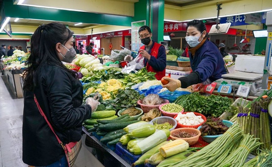 Giá rau tại Trung Quốc tăng vọt hơn 30%