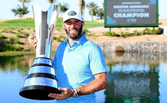 Dustin Johnson vô địch giải golf Saudi International