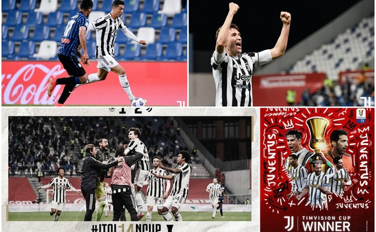 Đánh bại Atalanta, Juventus vô địch Cúp Quốc gia Italia