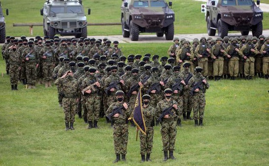 Nga, Mỹ đồng loạt tập trận tại Balkan
