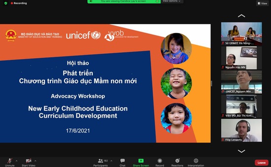 VVOB, UNICEF đồng hành cùng Bộ GD&ĐT phát triển chương trình giáo dục mầm non mới