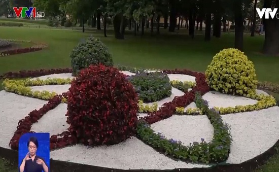 Triển lãm hoa ngoài trời tại St.Petersburg