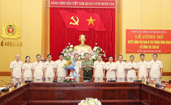 Trung tướng Trần Quốc Tỏ giữ chức Chủ nhiệm Ủy ban Kiểm tra Đảng ủy Công an Trung ương