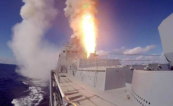 Hải quân Nga rầm rộ tập trận bắn đạn thật trên Biển Đen