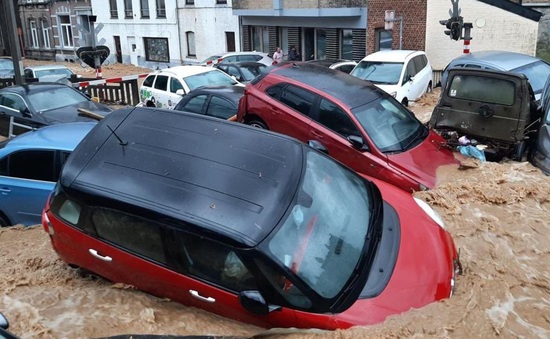 Lũ lụt tàn phá nước Bỉ lần thứ 2 chỉ trong hơn một tuần