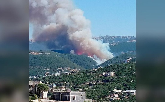 Cháy rừng nghiêm trọng tàn phá miền Bắc Lebanon