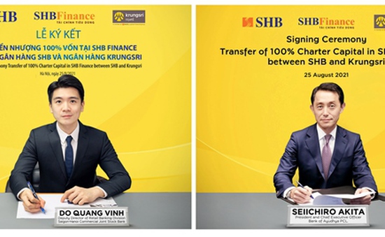 SHB chuyển nhượng 100% vốn tại SHB Finance cho ngân hàng Thái Lan