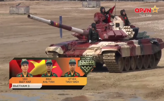 Army Games 2021: ĐT Xe tăng Việt Nam đạt thành tích tốt nhất trong 3 lượt trận