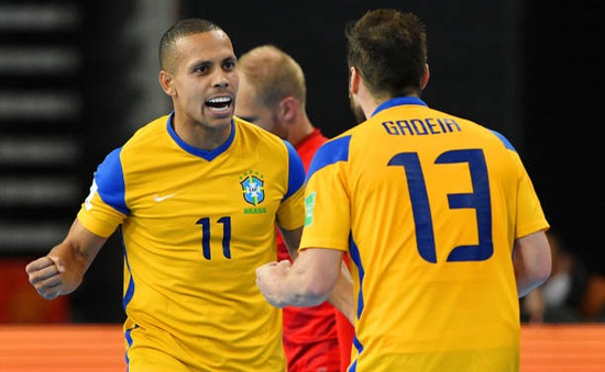Brazil 4-0 CH Czech | Thắng thuyết phục, Brazil sớm giành vé vào vòng 1/8 FIFA Futsal World Cup Lithuania 2021™