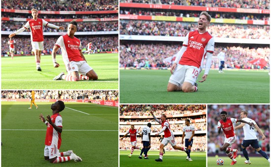 Arsenal 3-1 Tottenham | "Pháo thủ" thắng thuyết phục trận derby London