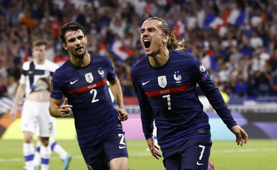 Antoine Griezmann tỏa sáng, ĐT Pháp vững ngôi đầu bảng D vòng loại World Cup 2022 khu vực châu Âu