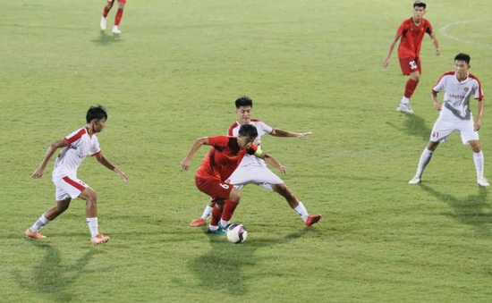 U17 Việt Nam thắng đậm U19 Viettel trong trận đấu tập trên SVĐ Việt Trì