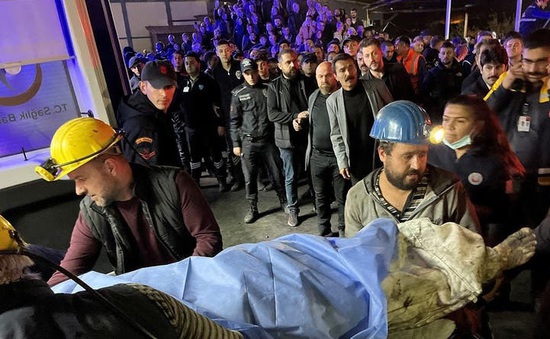 Nổ gây sập hầm than ở Thổ Nhĩ Kỳ, ít nhất 22 người tử vong