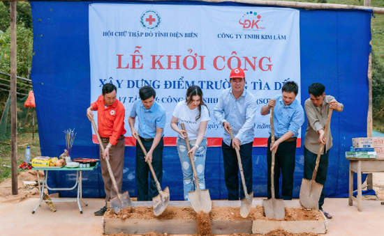 Sơn ĐK tài trợ xây dựng điểm trường Tìa Dế - Điện Biên