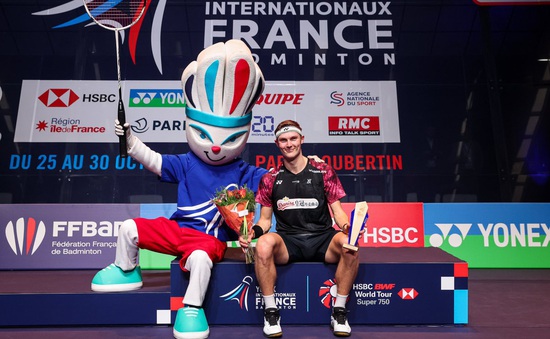 Viktor Axelsen vô địch giải cầu lông Pháp mở rộng 2022