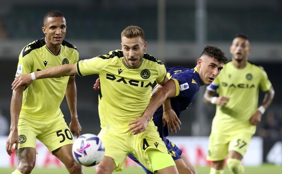 Udinese nối dài mạch toàn thắng Serie A, Elche chìm sâu đáy BXH La Liga