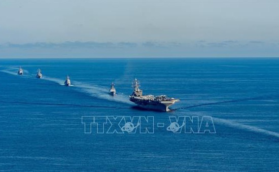 Mỹ, Nhật Bản và Hàn Quốc tập trận hải quân chung, căng thẳng leo thang ở bán đảo Triều Tiên