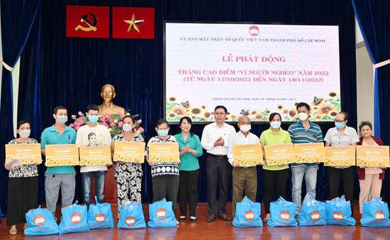 TP Hồ Chí Minh phát động Tháng cao điểm “Vì người nghèo” năm 2022