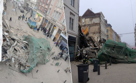 Tìm thấy một thi thể trong đống đổ nát của tòa nhà đổ sập ở thành phố Lille của Pháp