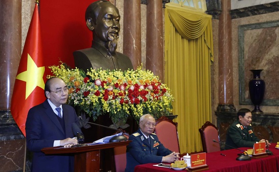 Chủ tịch nước Nguyễn Xuân Phúc gặp mặt cựu chiến binh Sư đoàn 361