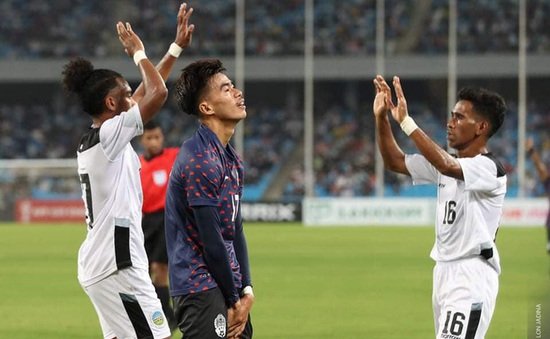 U23 Campuchia thất bại trước U23 Timor Leste, nhiều khả năng bị loại