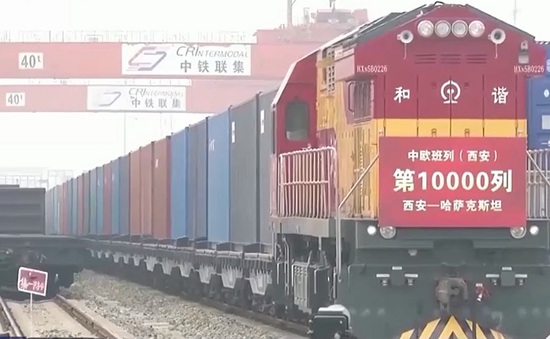 Giao thương đường sắt Trung Quốc và châu Âu tăng cao
