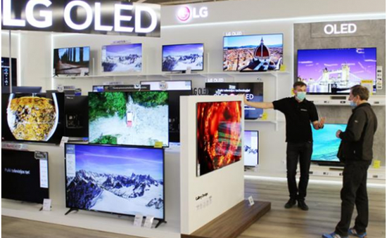 Samsung và LG thống lĩnh thị trường TV toàn cầu