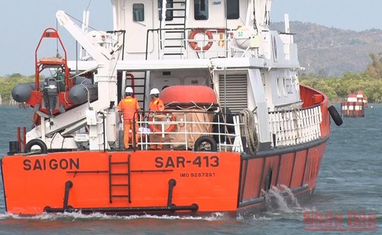 Vũng Tàu: Điều tàu SAR - 413 ra cứu tàu Mông Cổ cùng 19 người sắp chìm trên biển