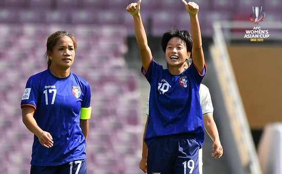 ĐT nữ Đài Bắc Trung Hoa thắng đậm ĐT nữ Thái Lan trong trận Play-off World Cup nữ 2023
